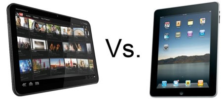 Motorola Xoom và Apple iPad.