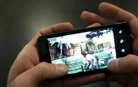 LG Optimus 2X - điện thoại hai nhân chơi game xuất sắc