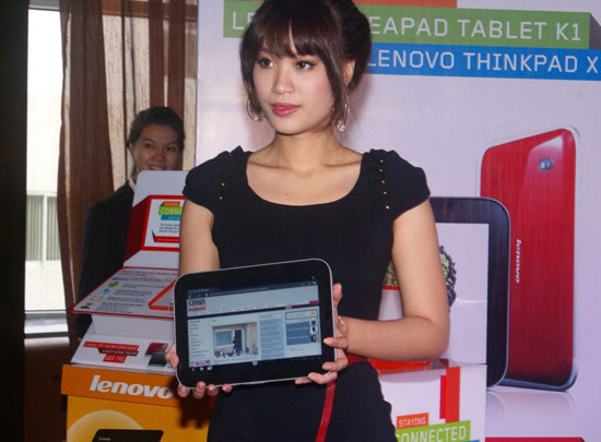Lenovo ra mắt máy tính bảng đầu tiên tại Việt Nam