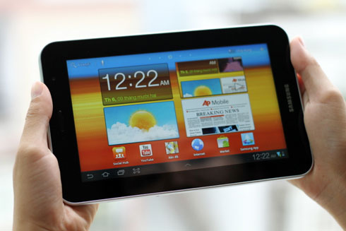 Tab 7.0 Plus là một trong những chiếc tablet 7 inch mạnh nhất hiện nay. Ảnh: Quốc Huy.