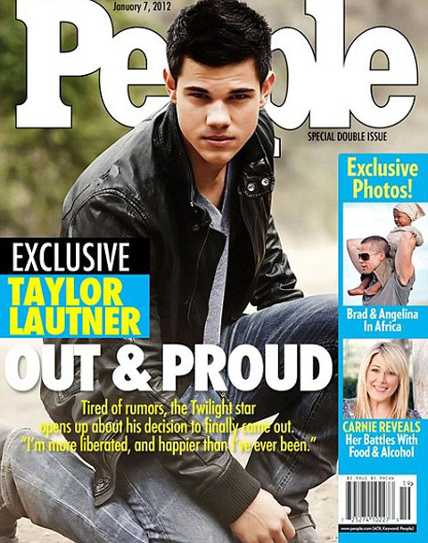 Taylor Lautner bị làm giả 'gay'