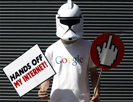 Google và hàng loạt công ty Internet sẽ lên tiếng phản đối SOPA vào 18/1.