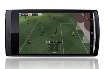 X8-3G chơi game 3D hạng nặng của Gameloft trơn tru không vấp váp với hình ảnh sắc nét và chân thực