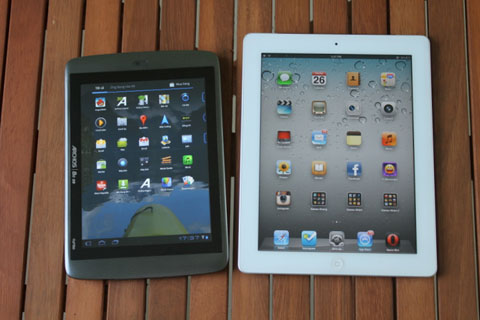 Archos 80 G9 Turbo gọn hơn iPad 2.